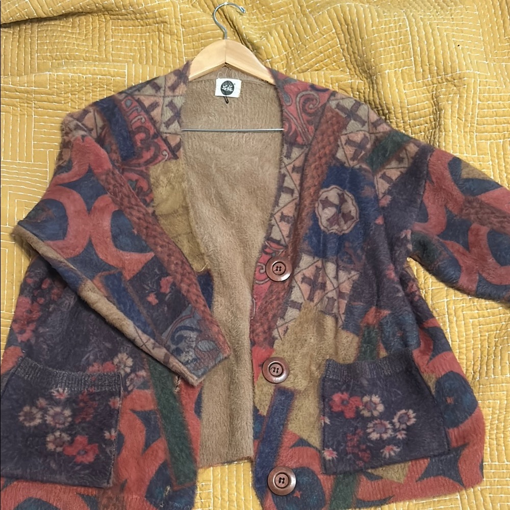 Multicolor Patterned Women's Sweater